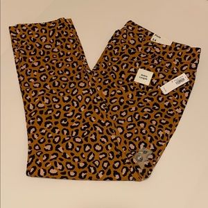 Old Navy Pixie Pants Leopard Print